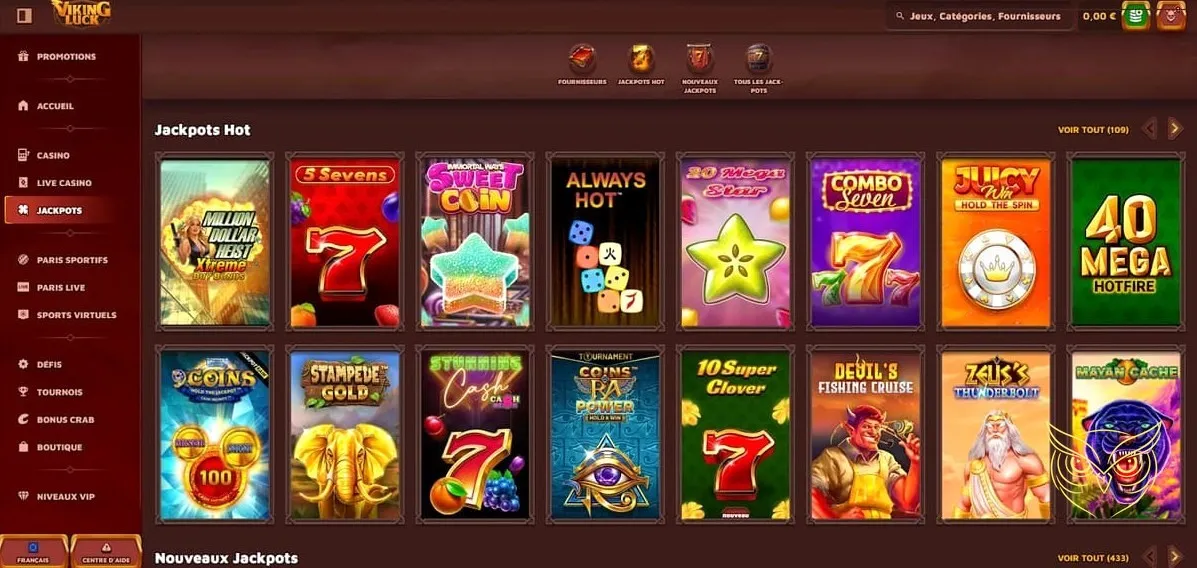 Bannière du bonus sur le premier dépôt VikingLuck.