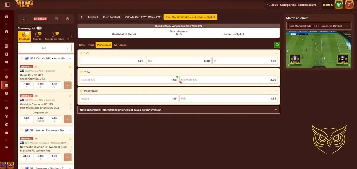 Bannière du bonus spécial Crab VikingLuck Casino.