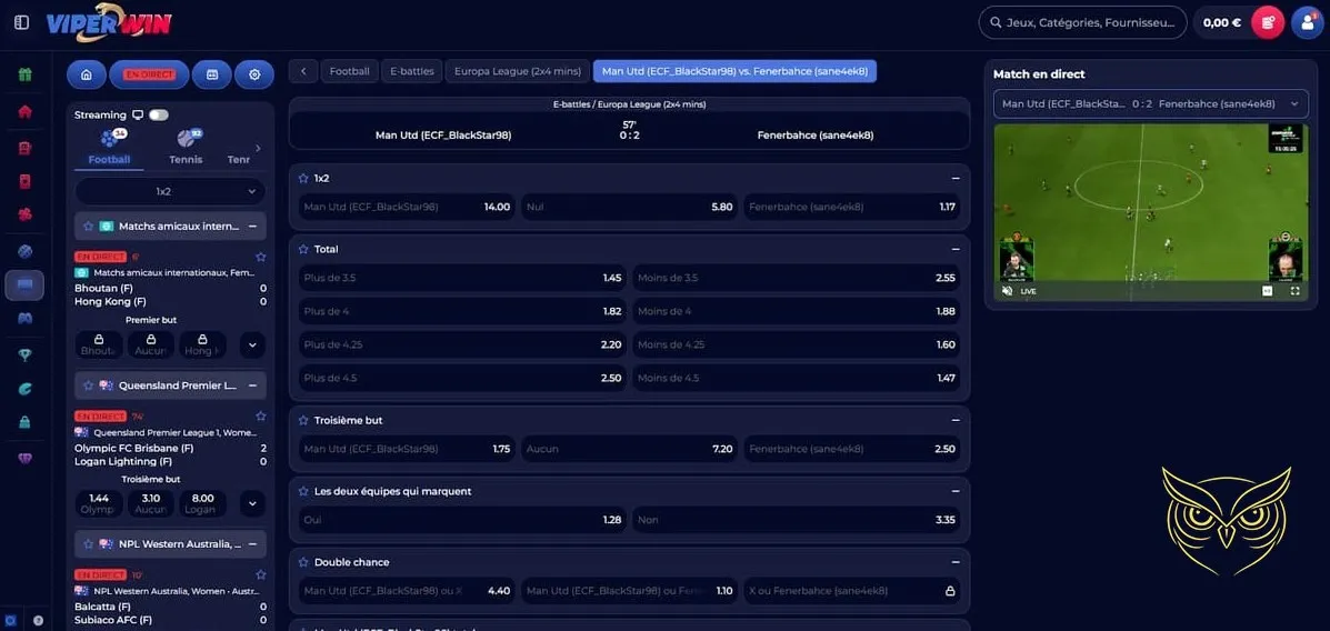 Tableau des niveaux VIP du casino ViperWin.