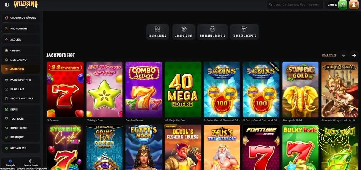 Bannière du bonus de bienvenue Wildsino Casino