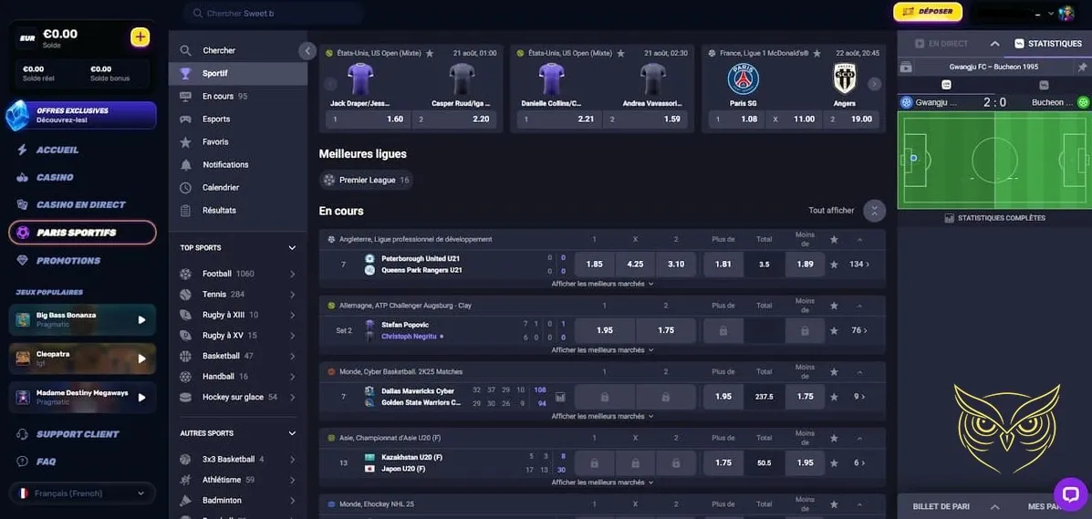 Page de questions fréquentes Wino Casino