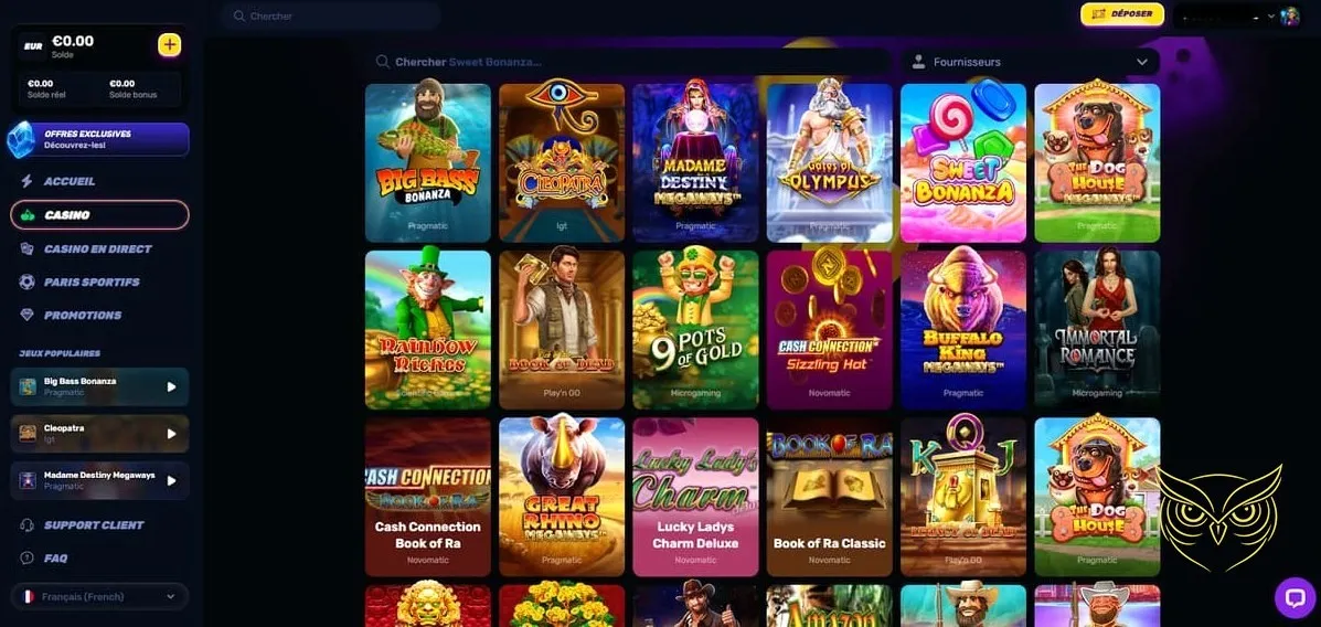 Bannière du bonus de bienvenue Wino Casino