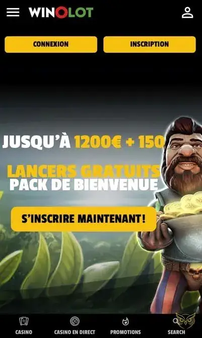 Icône de l'application mobile WinOlot Casino