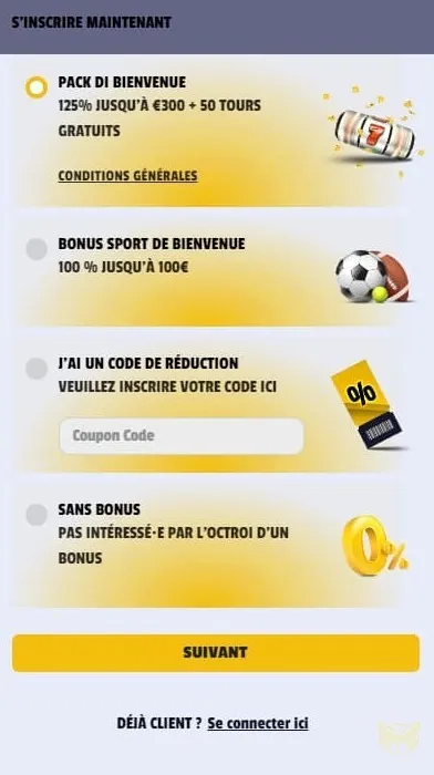 Bouton de contact chat WinOlot