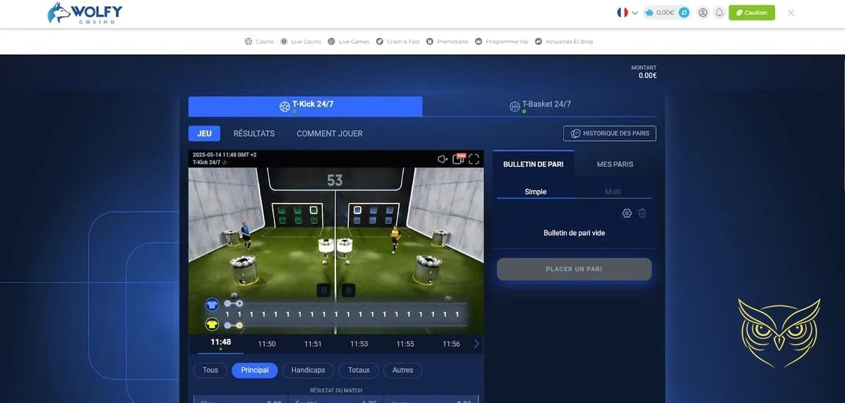 Promotion "Mercredi Chasse" du casino Wolfy.