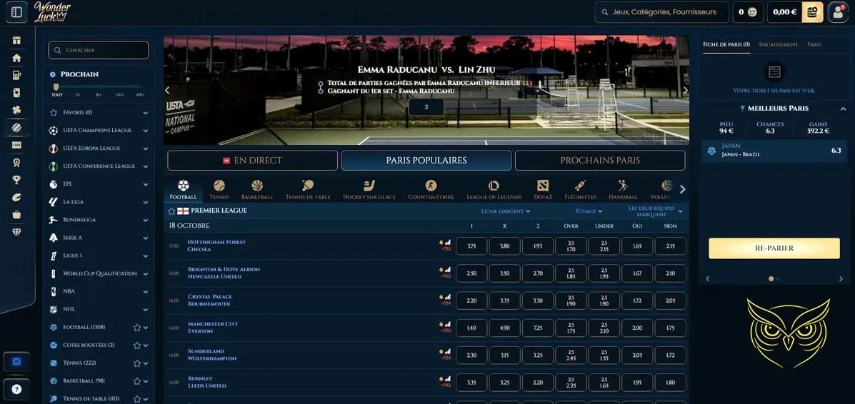 Illustration du bonus Crab WonderLuck Casino.