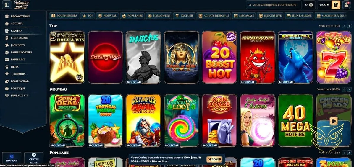 Icône du service client WonderLuck Casino.