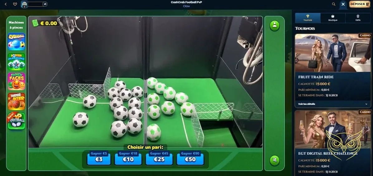 Section des meilleurs jeux live WonderLuck Casino.