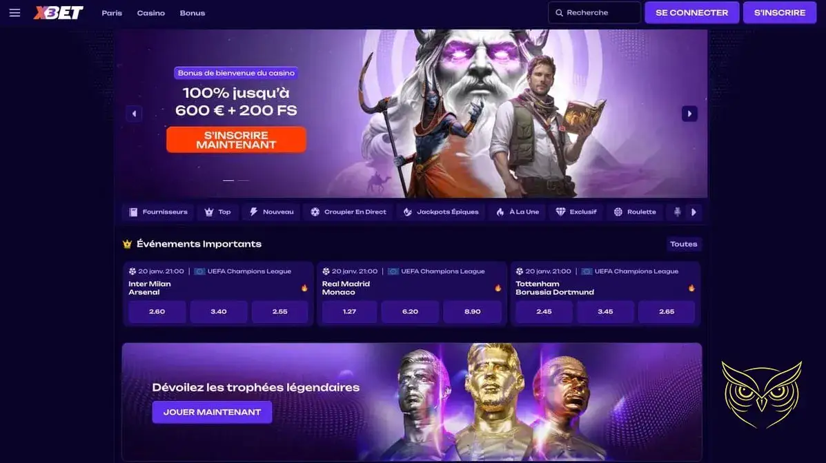 Logo officiel du casino X3bet.