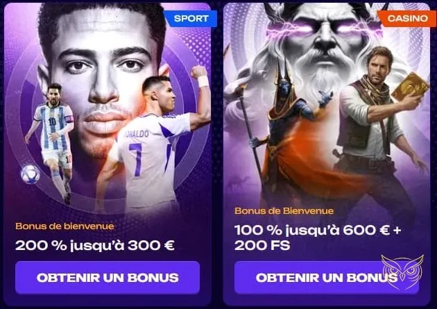 Section des paris sportifs X3Bet Casino.