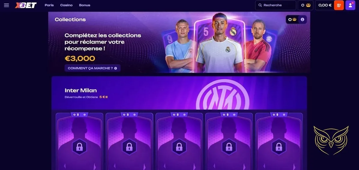 Catégorie de jeux de table X3Bet Casino.