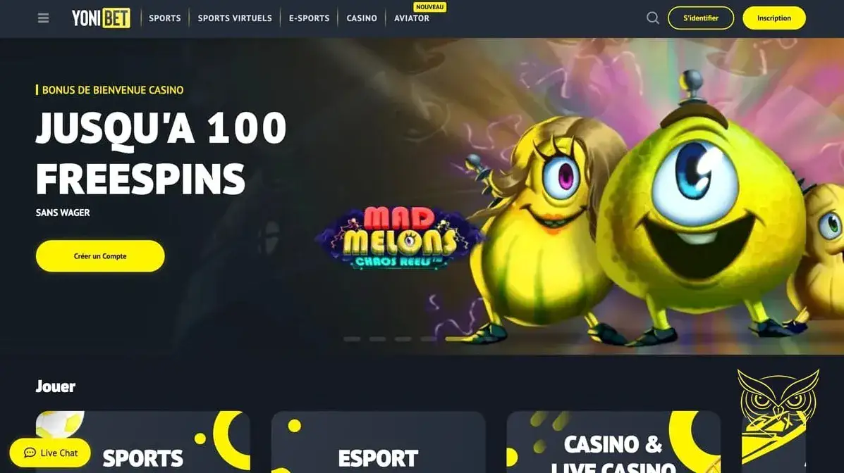 Logo officiel du casino Yonibet