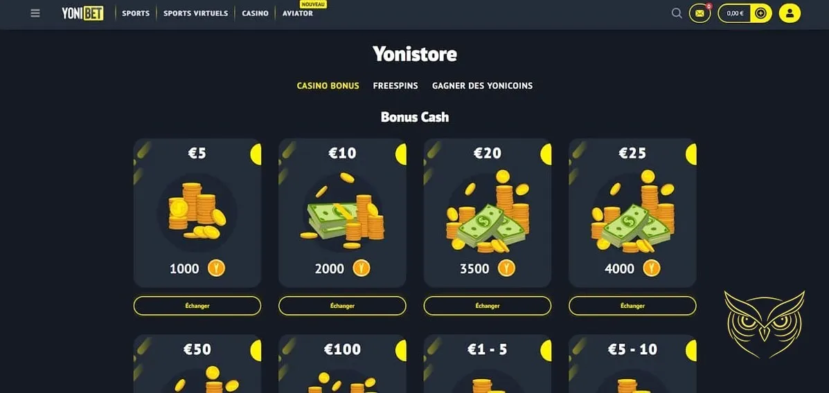 Icône vérification du compte Yonibet