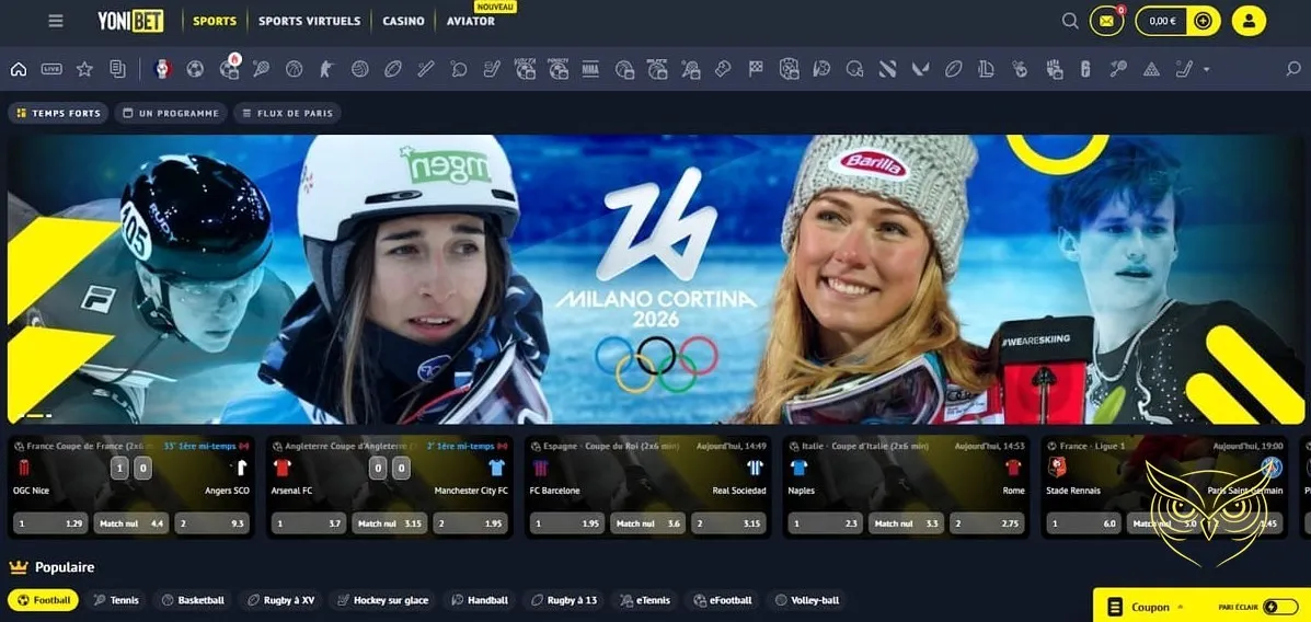 Icône paris e-sport Yonibet Casino