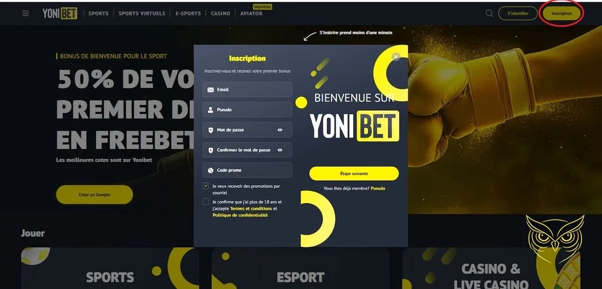 Icône casino en direct Yonibet