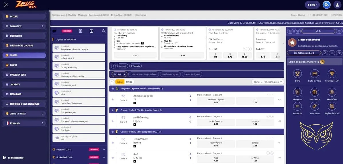 Icône du magasin de bonus ZeusWin
