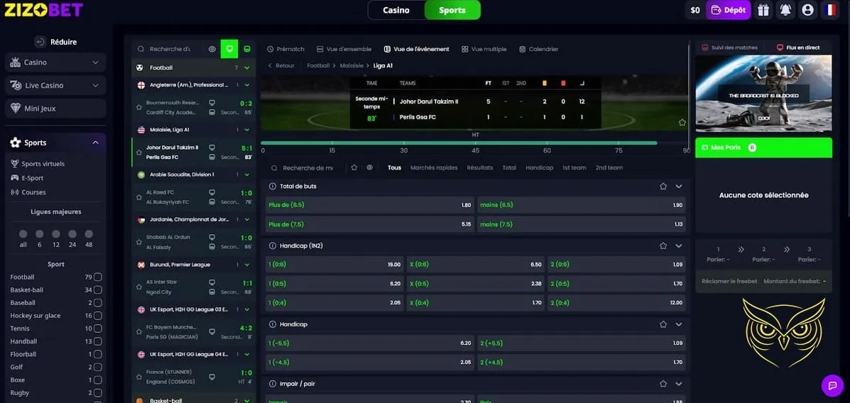 Bannière promotion réseaux sociaux Zizobet Casino