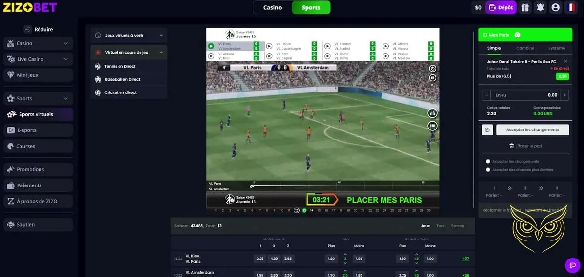 Icône du service client Zizobet Casino