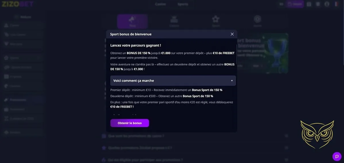 Icône des mini-jeux du casino Zizobet