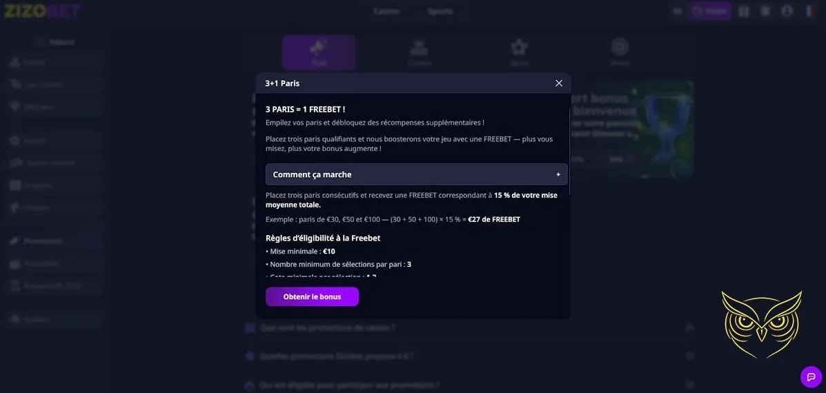 Icône des sports virtuels Zizobet Casino