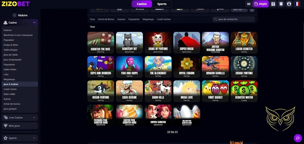 Icône des courses de chevaux Zizobet Casino