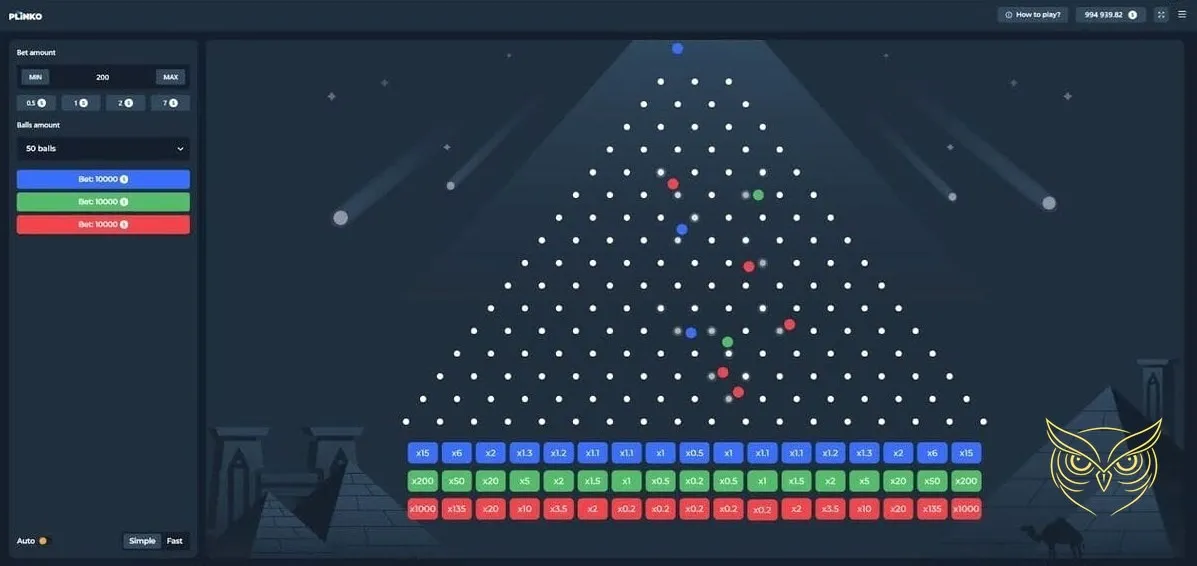 Capture d'écran 2 du jeu Plinko 1000 In Out
