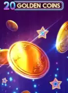 Machine à sous 20 Golden Coins avec pièces d'or.