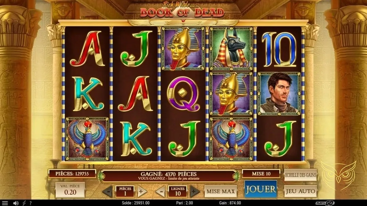 Capture d'écran 1 du jeu Book of Dead