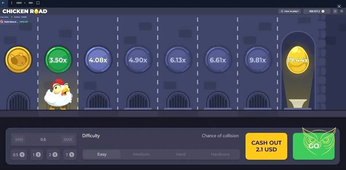 Capture d'écran 2 du jeu Chicken Road