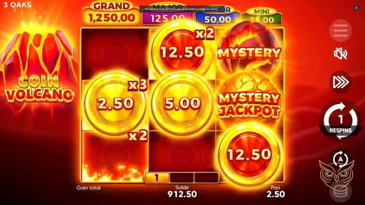 Capture d'écran 1 du jeu Coin Volcano