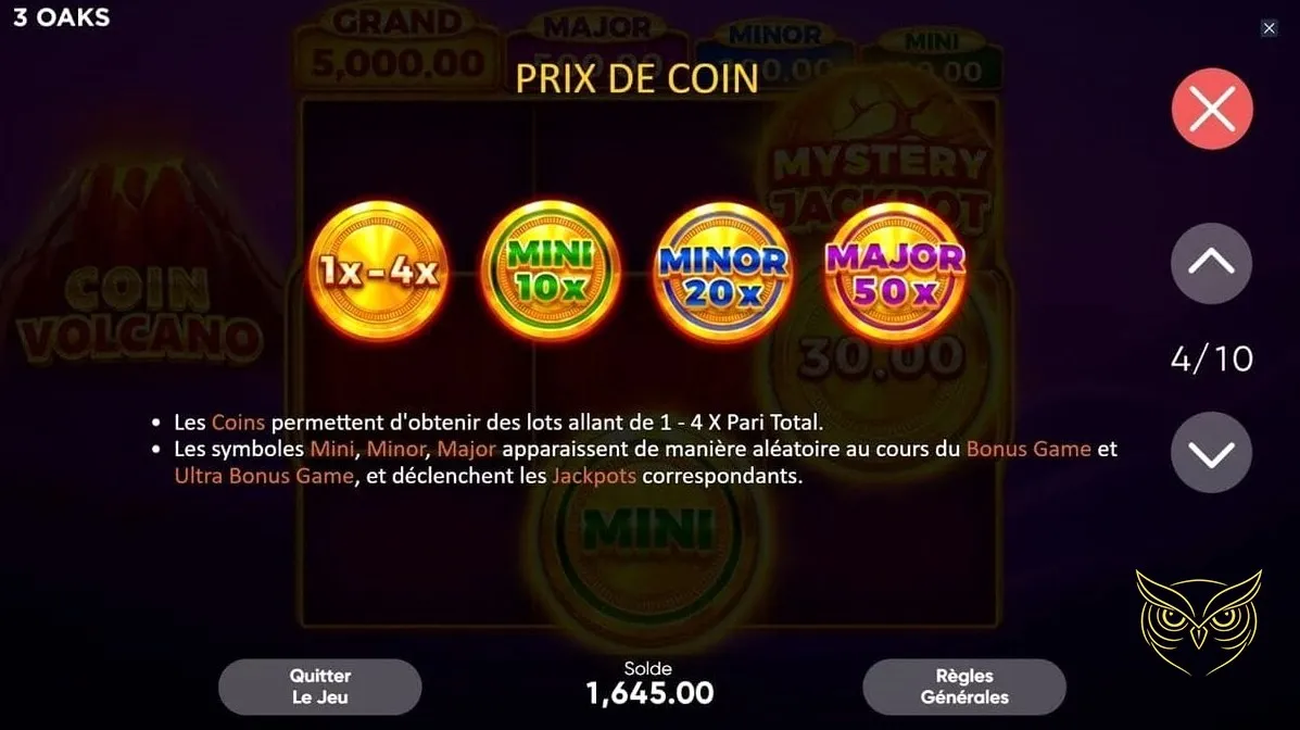 Capture d'écran 2 du jeu Coin Volcano