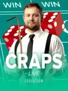 Jeu de craps live par Evolution