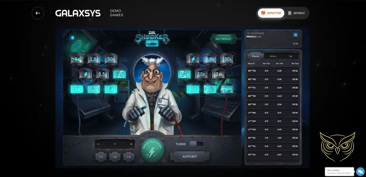 Capture d'écran 1 du jeu Dr Shocker Galaxsys