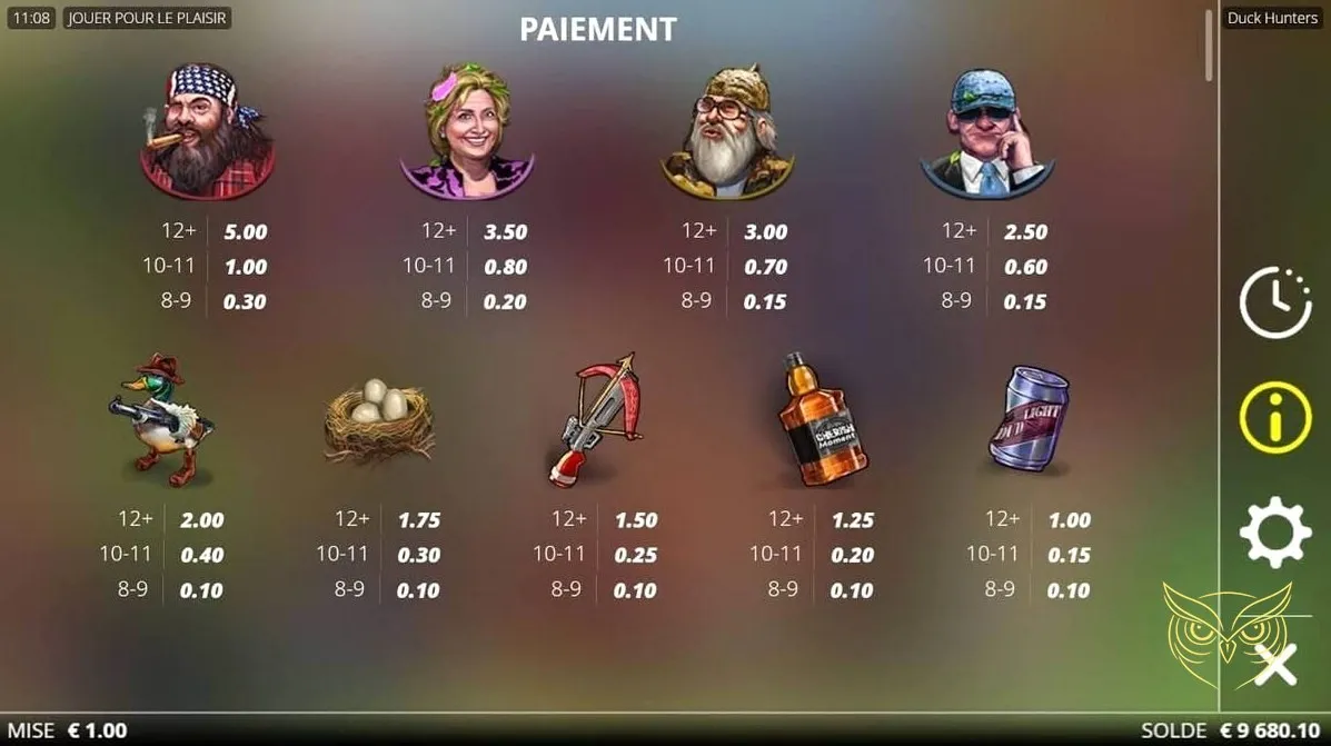 Capture d'écran 1 du jeu Duck Hunters Nolimit City