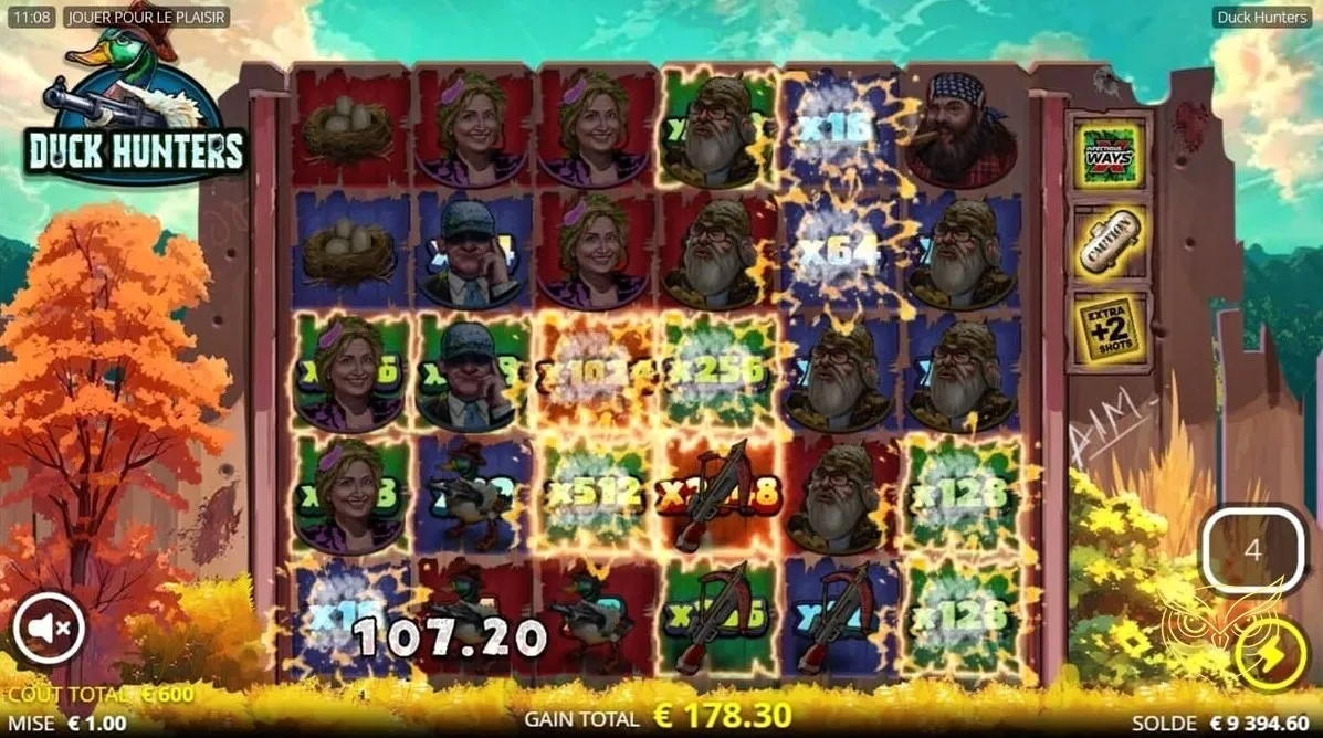 Capture d'écran 2 du jeu Duck Hunters Nolimit City