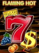 Machine à sous classique Flaming Hot et fruits.