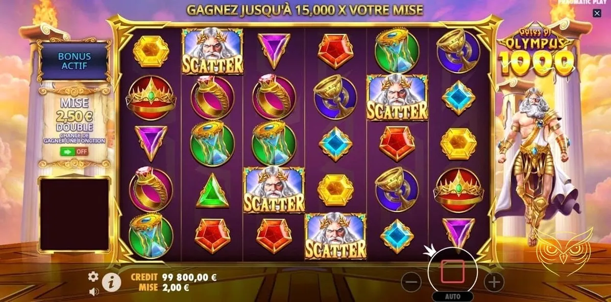 Capture d'écran 3 du jeu Gates of Olympus 1000