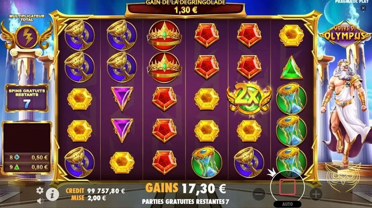 Capture d'écran 2 du jeu Gates of Olympus