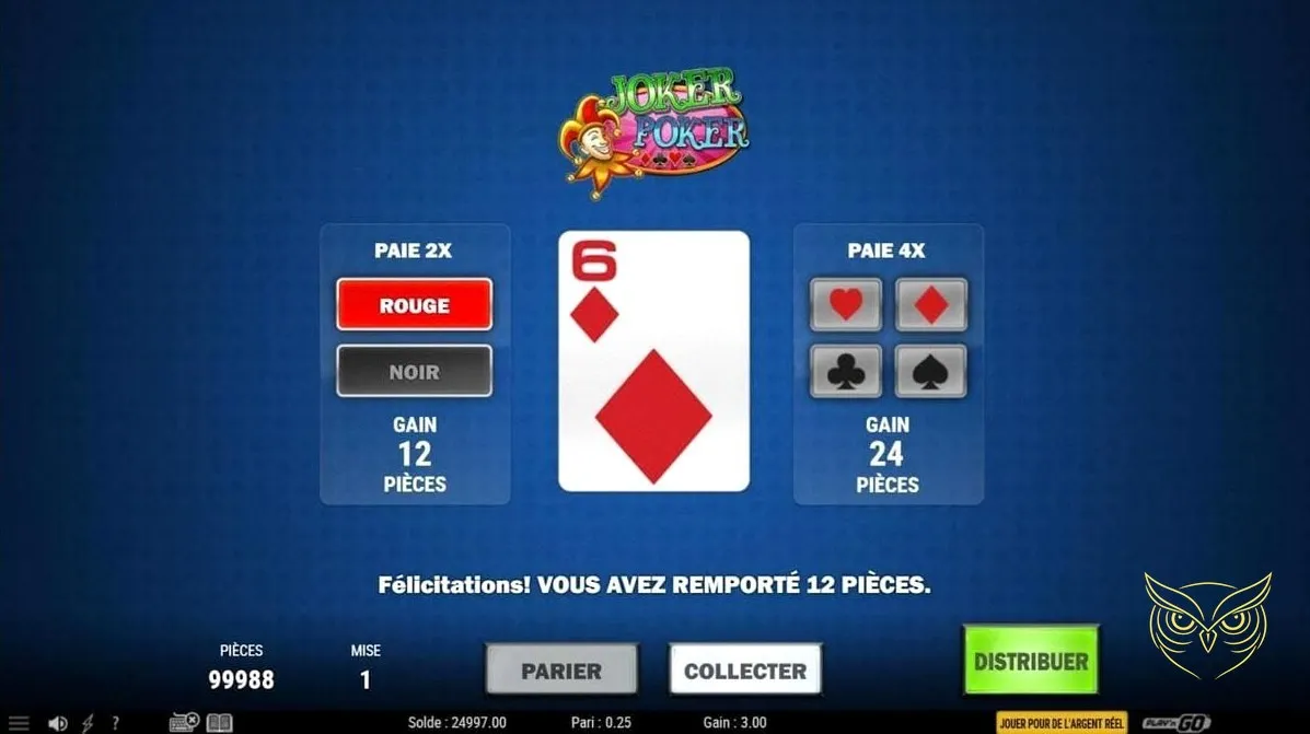 Capture d'écran 2 du jeu Joker Poker de Wazdan