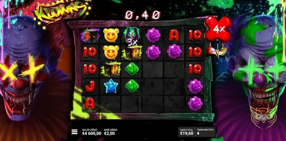 Capture d'écran 3 du jeu Klowns Hacksaw Gaming