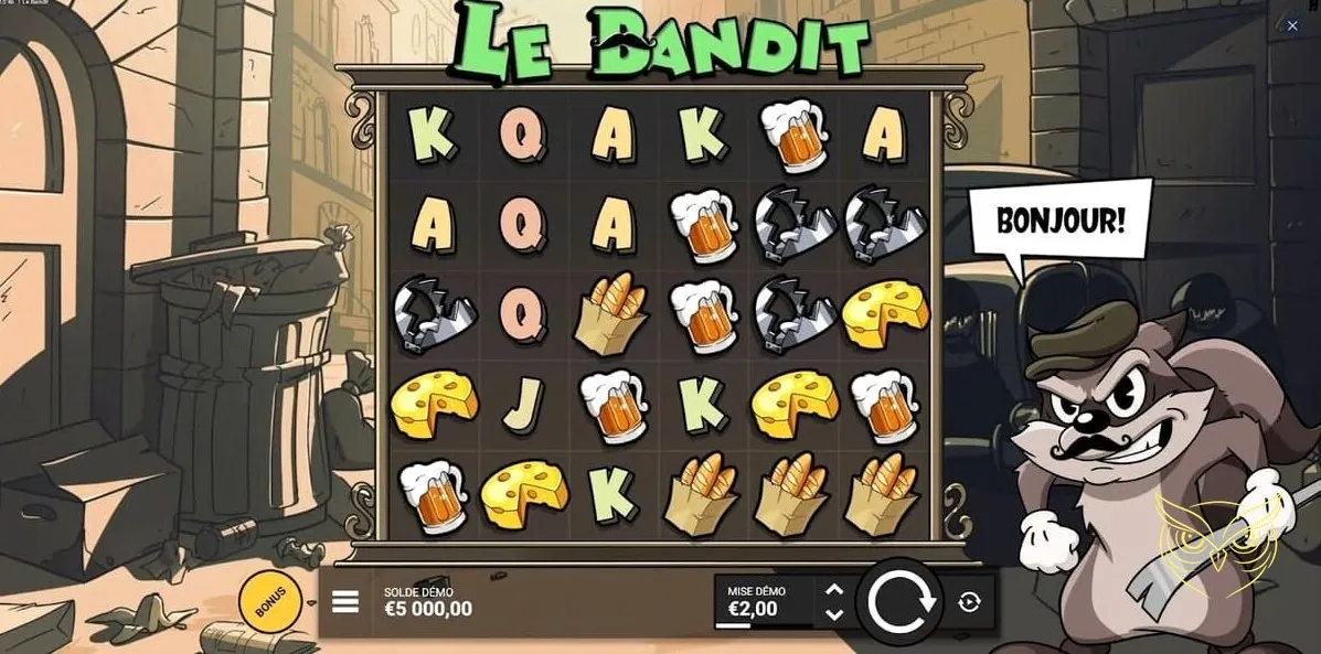 Capture d'écran 1 du jeu Le Bandit Hacksaw Gaming