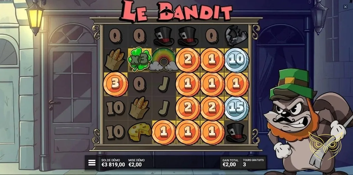 Capture d'écran 3 du jeu Le Bandit Hacksaw Gaming