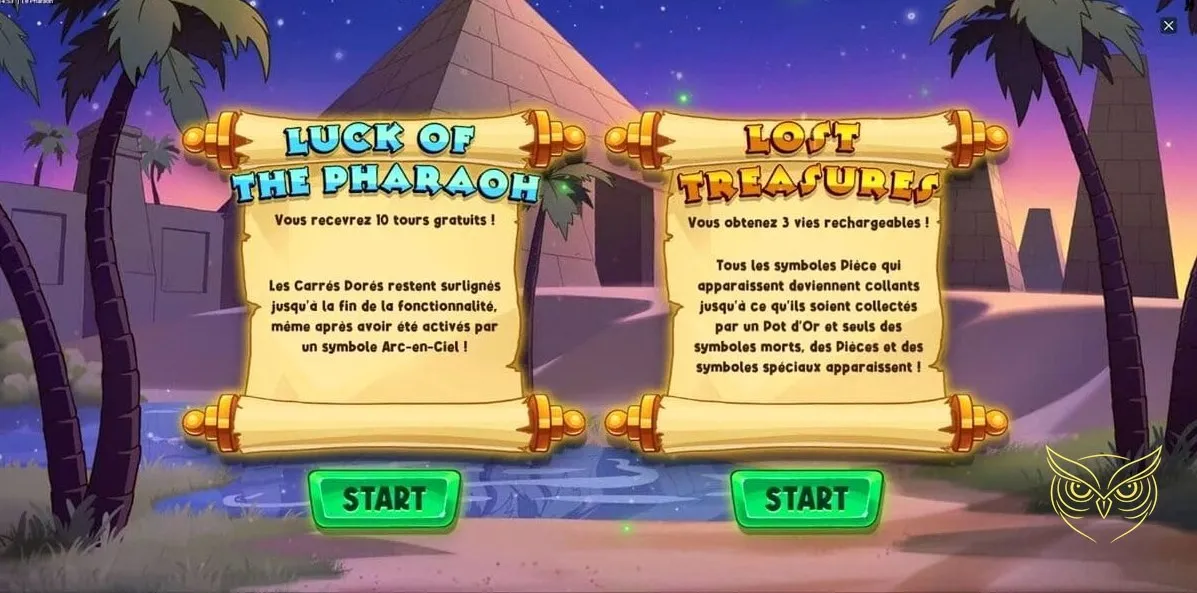 Capture d'écran 3 du jeu Le Pharaoh Hacksaw Gaming