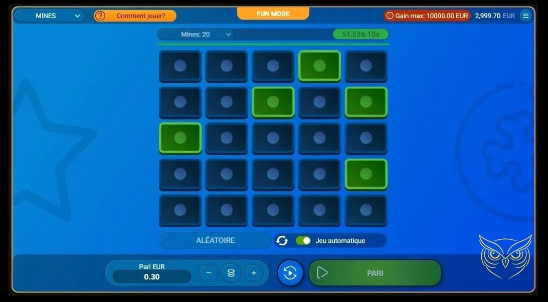 Capture d'écran 2 du jeu Mines Spribe