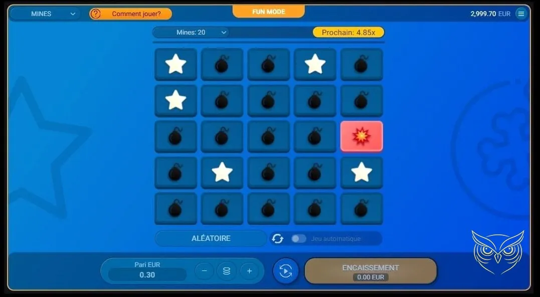 Capture d'écran 3 du jeu Mines Spribe