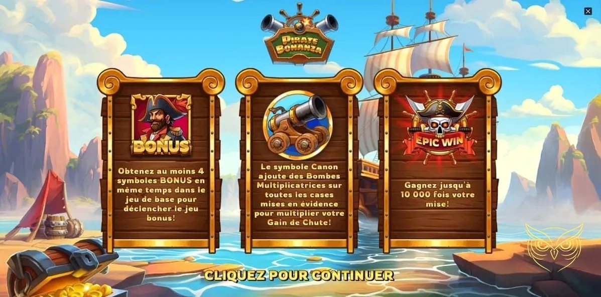 Capture d'écran 3 du jeu Pirate Bonanza Slot