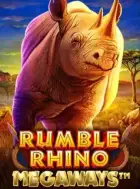 Miniature du jeu de slot Rumble Rhino Megaways.