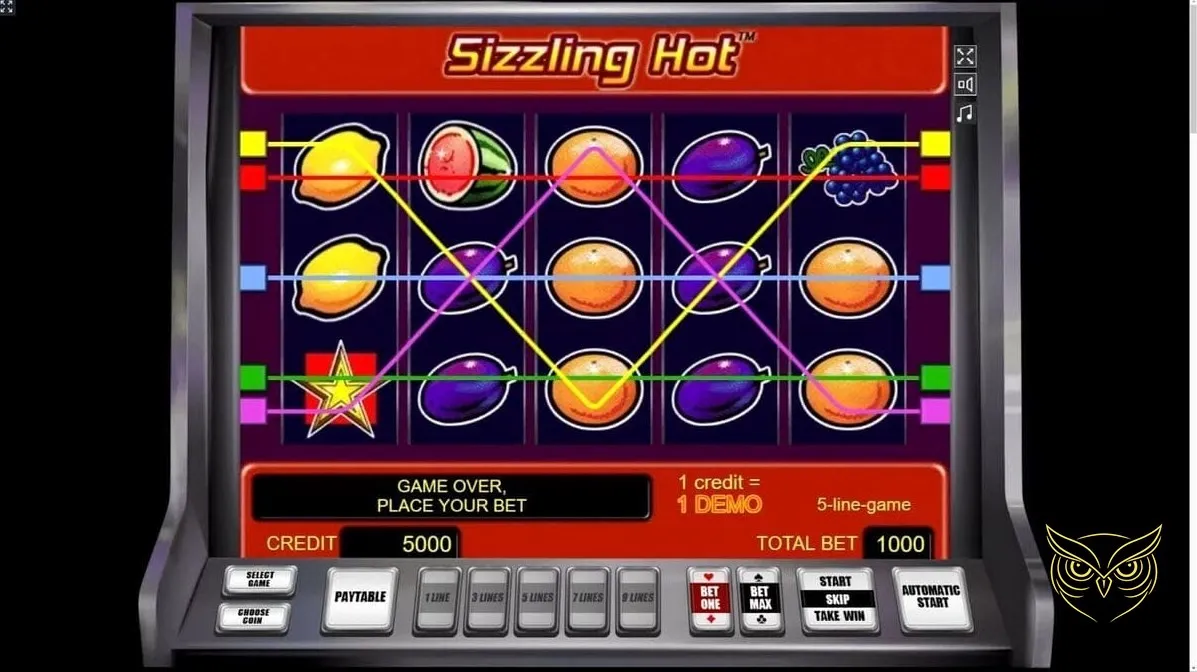 Capture d'écran 1 du jeu Sizzling Hot