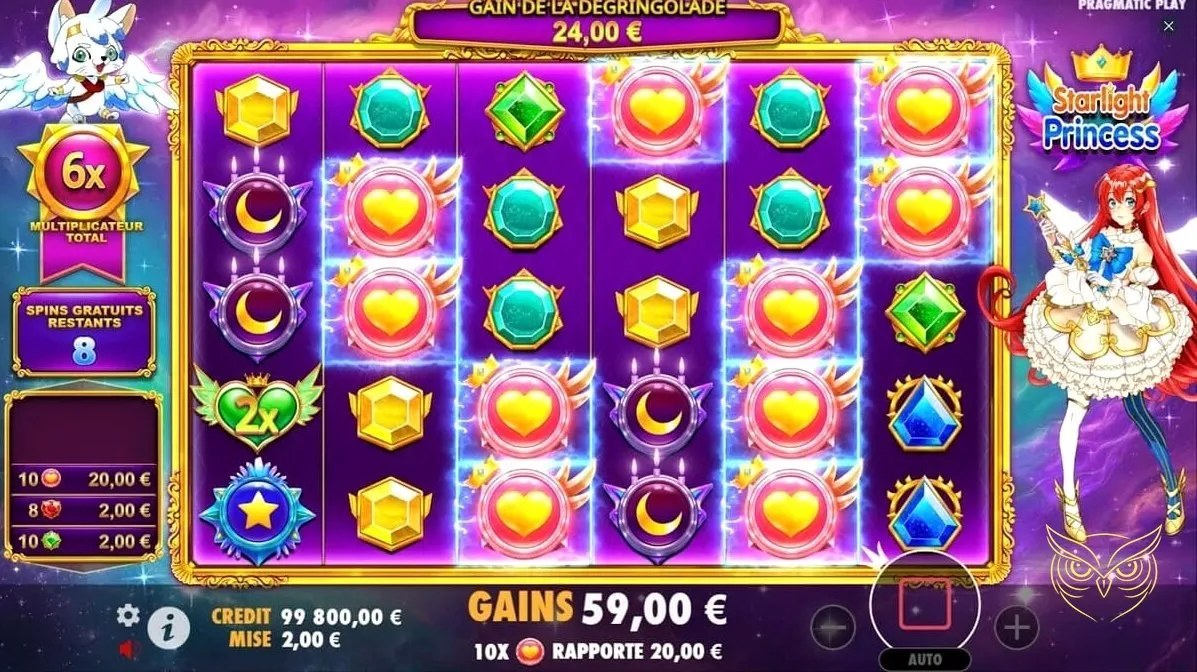 Capture d'écran 2 du jeu Starlight Princess