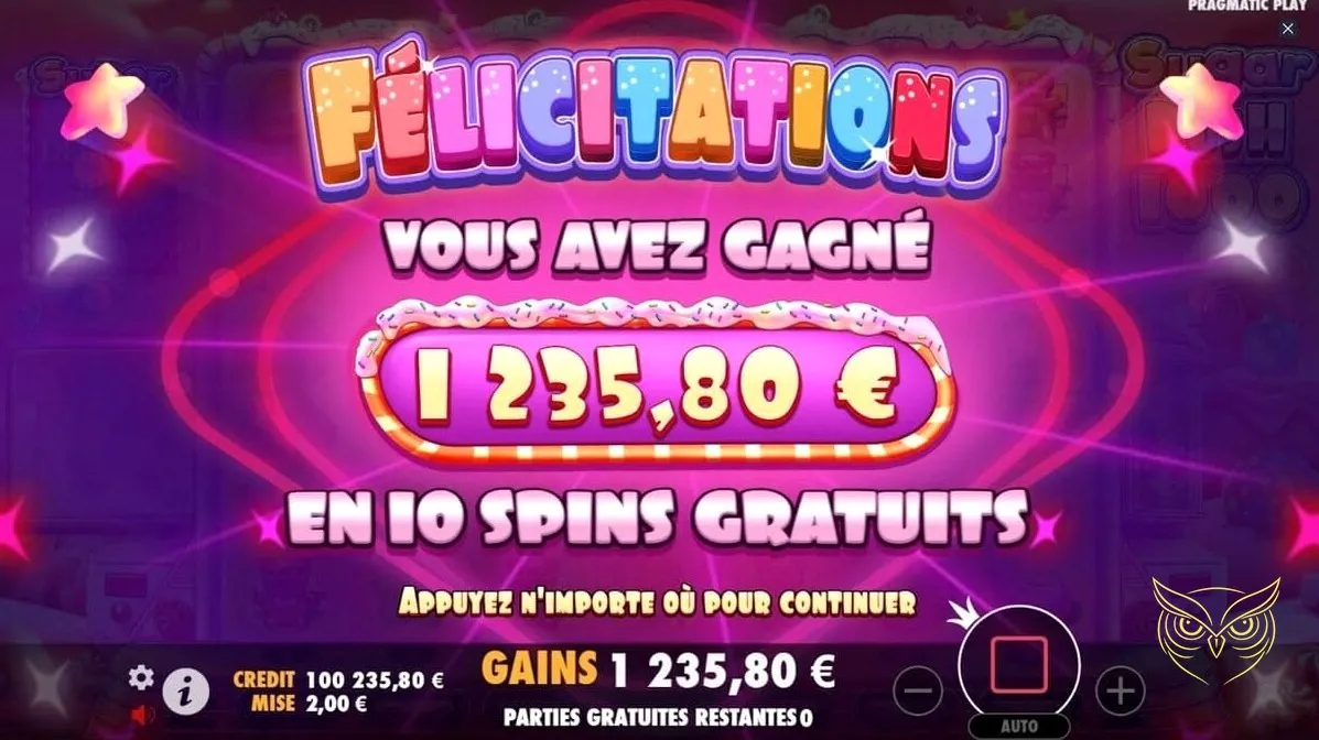 Capture d'écran 2 du jeu Sugar Rush 1000